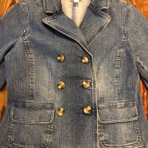 Loft double breasted jean jacket. Very little wear.